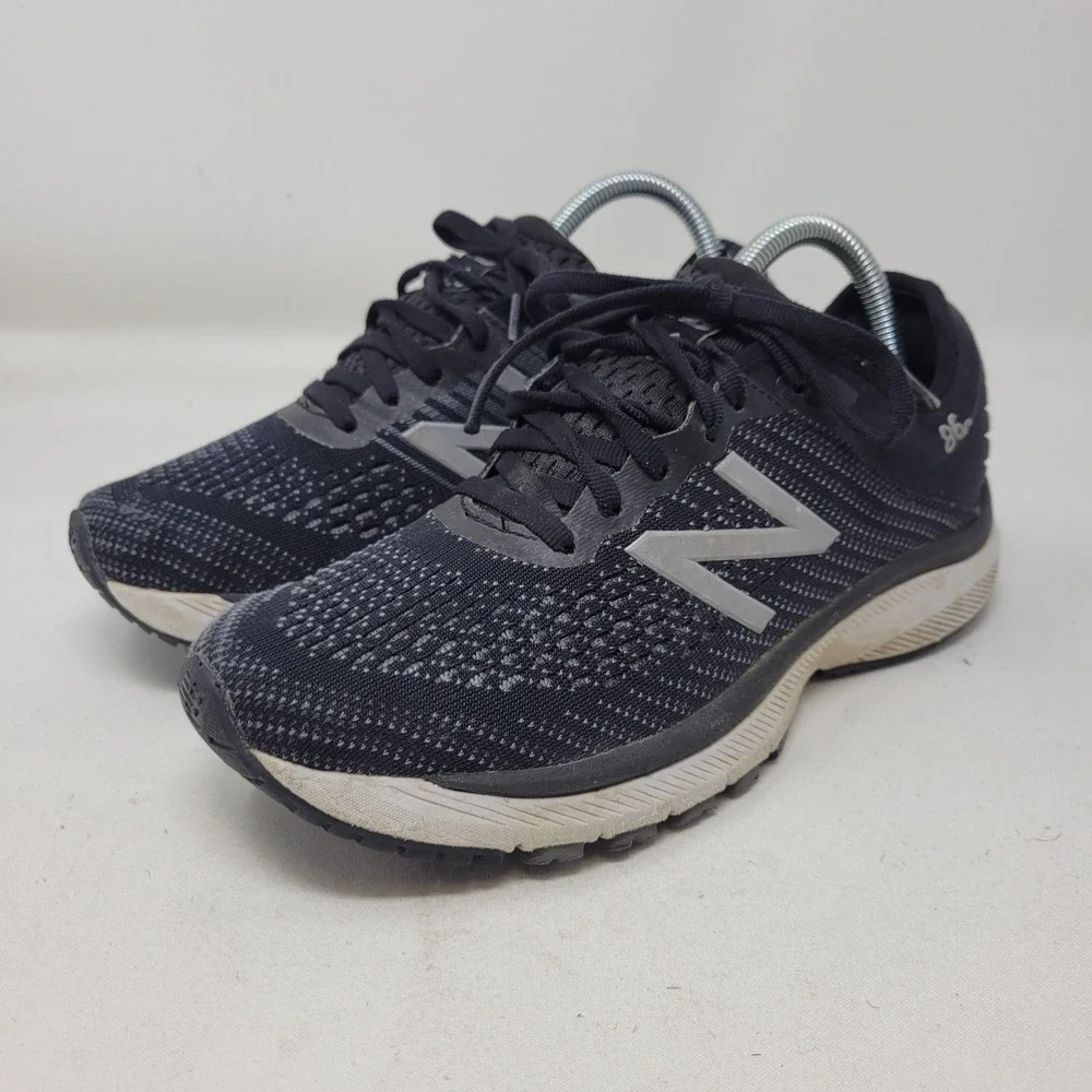 New Balance 860v10 Shoes Womens Size 8.5 Black Mesh Running Sneakers W860K10‎